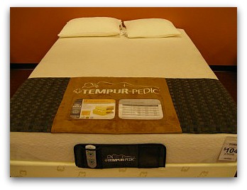 The Tempurpedic Contour Select front view.